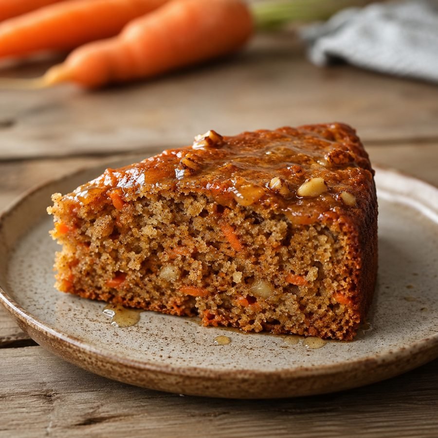 Fit-Karottenkuchen (ohne raffinierten Zucker)