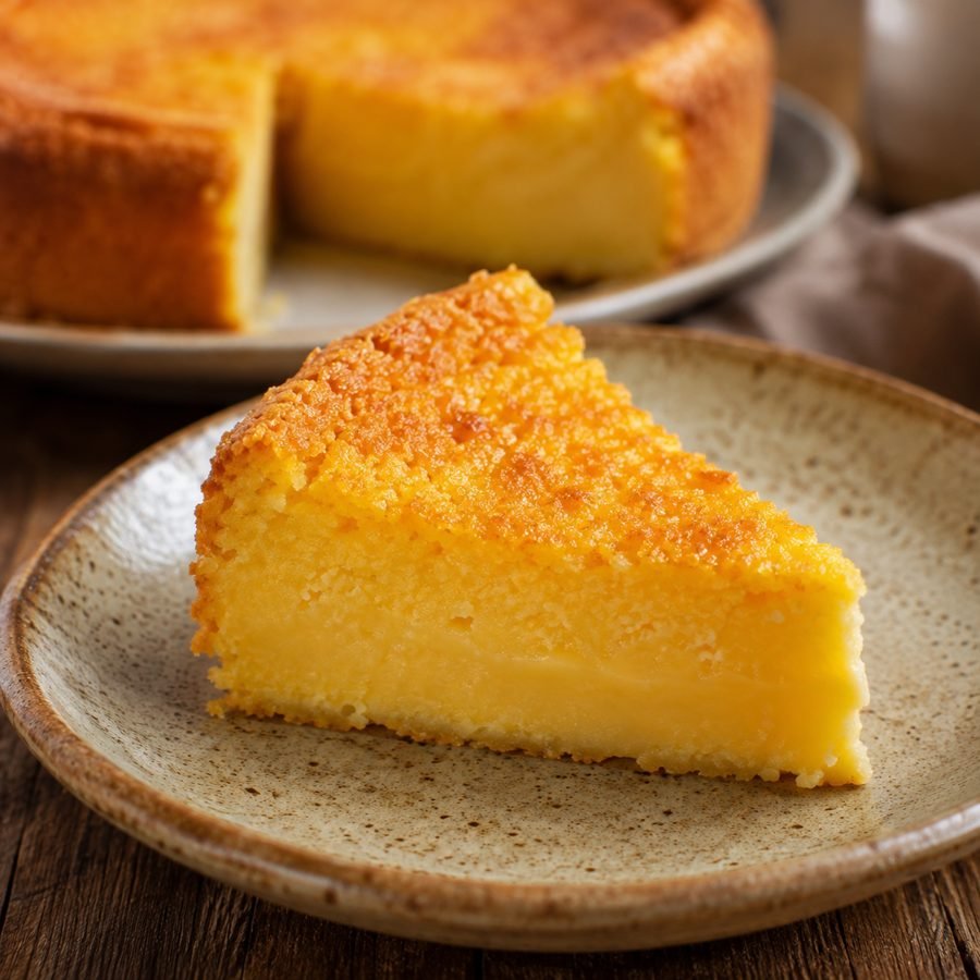 Cremiger Maismehlkuchen