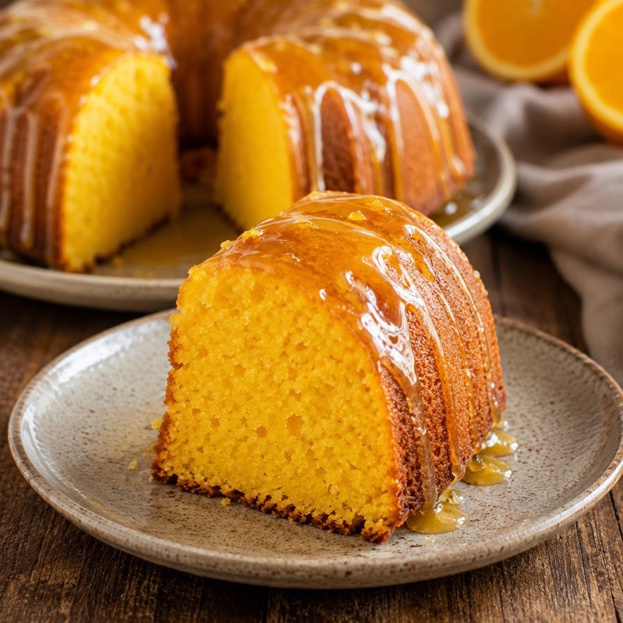 Lockerer Orangenkuchen